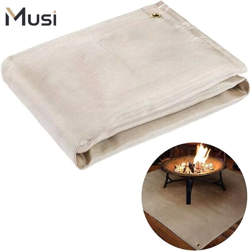 Camping Cooking Bbq - BBQ-Grillmatte, feuerfeste Isoliermatte, hitzebeständige Campingmatten, flammhemmende