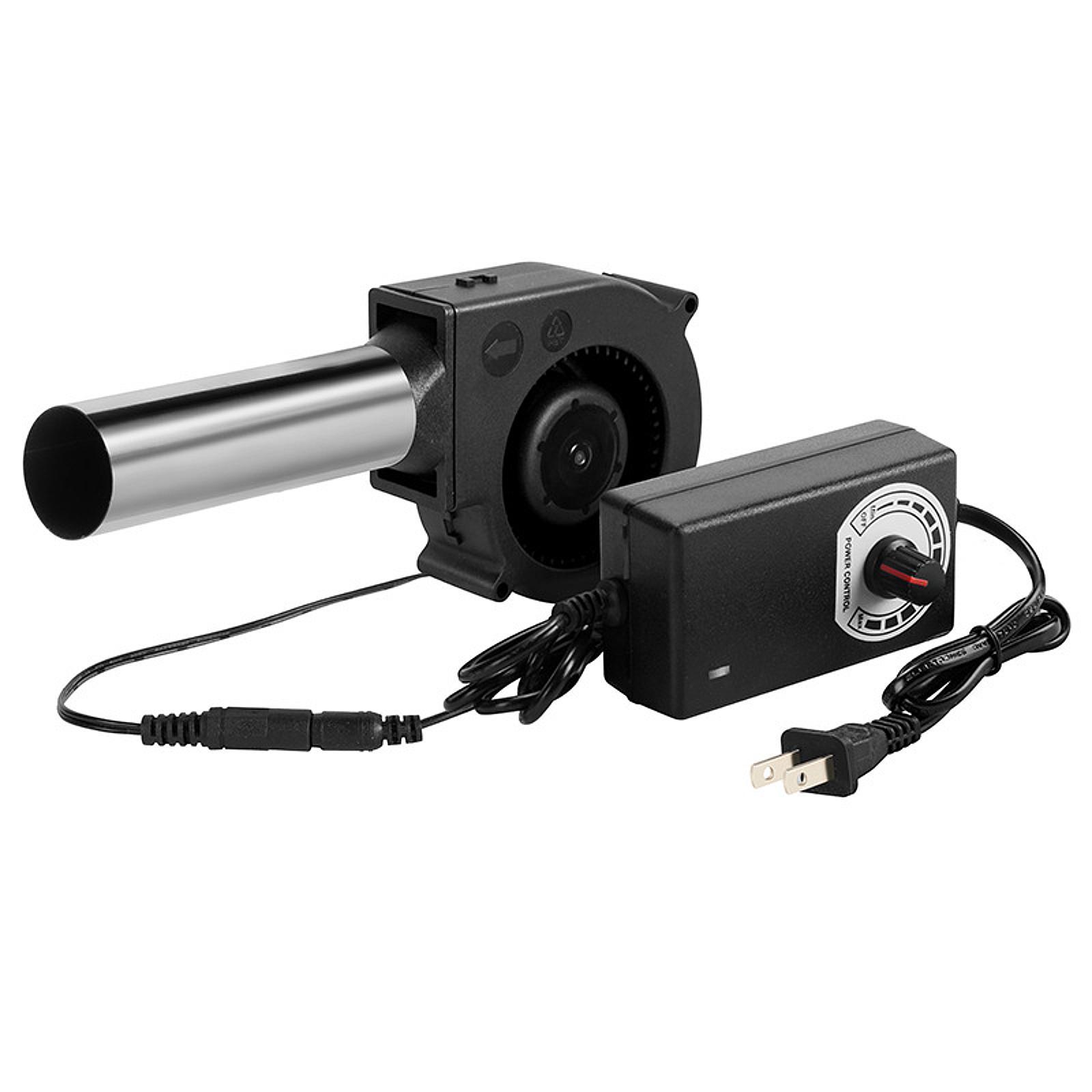 Camping Cooking Bbq - BBQ-Gebläseventilator, Camping-Werkzeug mit Geschwindigkeitsregler, Zubehör, leichtes