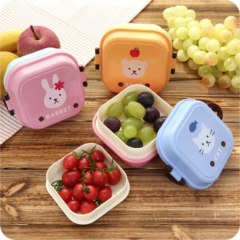 Camping Cooking Sets - Kinder Mini Niedliche Cartoon Lebensmittel Aufbewahrungsbox