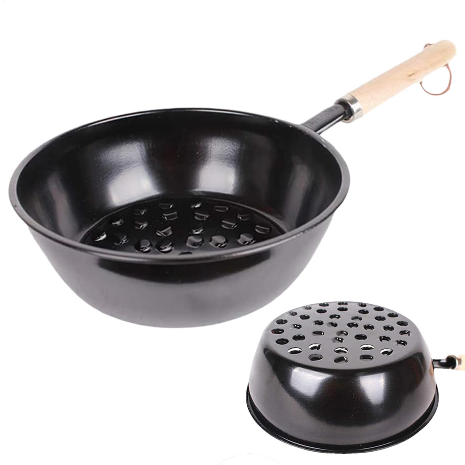 Charcoal Chimney Starter - Schnellkohl-Starterkorb mit Holzgriff, hohles Design für