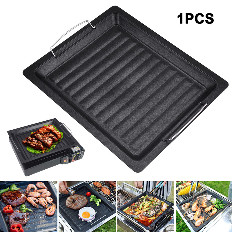 Camping Cooking Sets - Dicke quadratische Grillpfanne für den Außenbereich