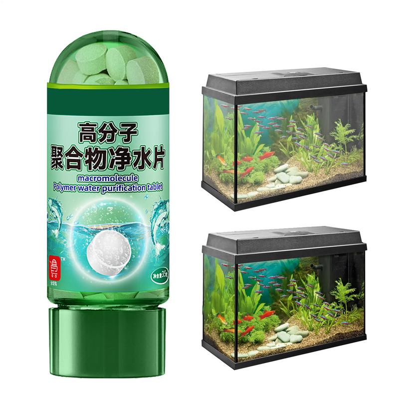 Water Purification Tablet - Wasseraufbereitungstabletten, 1 Flasche, schneller Aquarium-Wasserfilter, Fischzubehör,