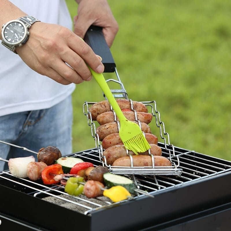 Camping Cooking Bbq - Tragbarer Camping-BBQ-Grill, kompakt, leicht, für Outdoor-Reisen,