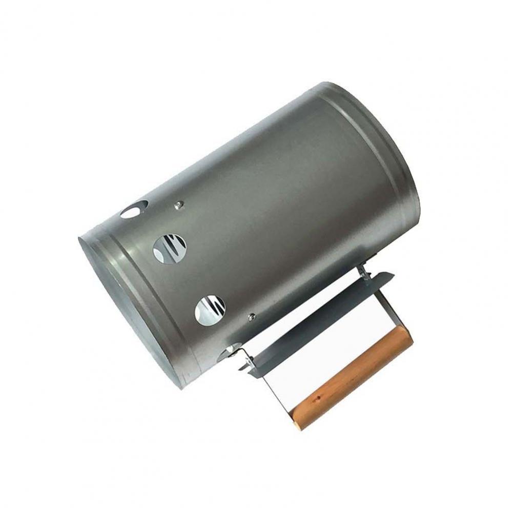 Charcoal Chimney Starter - Feuerfester Eimer-Holzkohleanzünder, Verformungsbeständiger Kaminanzünder, Holzkohleanzünder mit