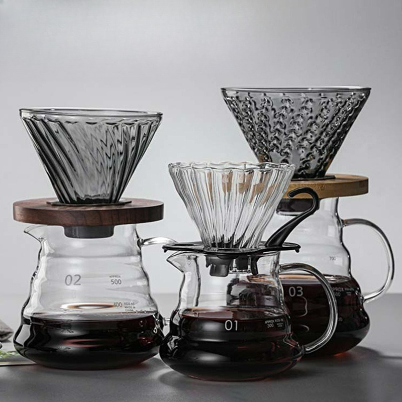 Camping Cooking Sets - Übergießen Sie Kaffeemaschinen-Set mit hoher Hitze