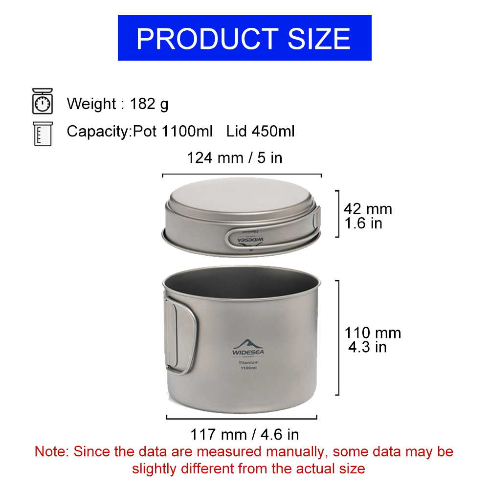 Widesea Ultraleichter Titan-Ca – Camping Cooking Mug Bewertung und Preis