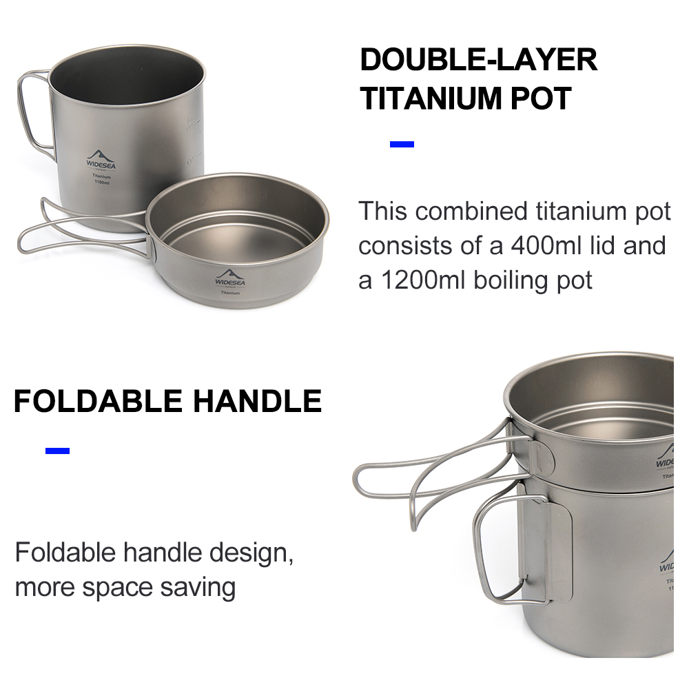 Widesea Ultraleichter Titan-Ca – Camping Cooking Mug Bewertung und Preis