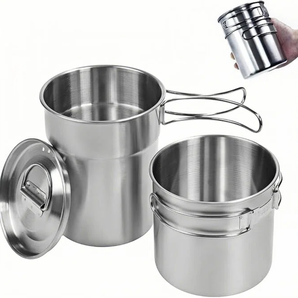 Faltbare Campingbecher, Campin – Camping Cooking Pot With Lid Bewertung und Preis