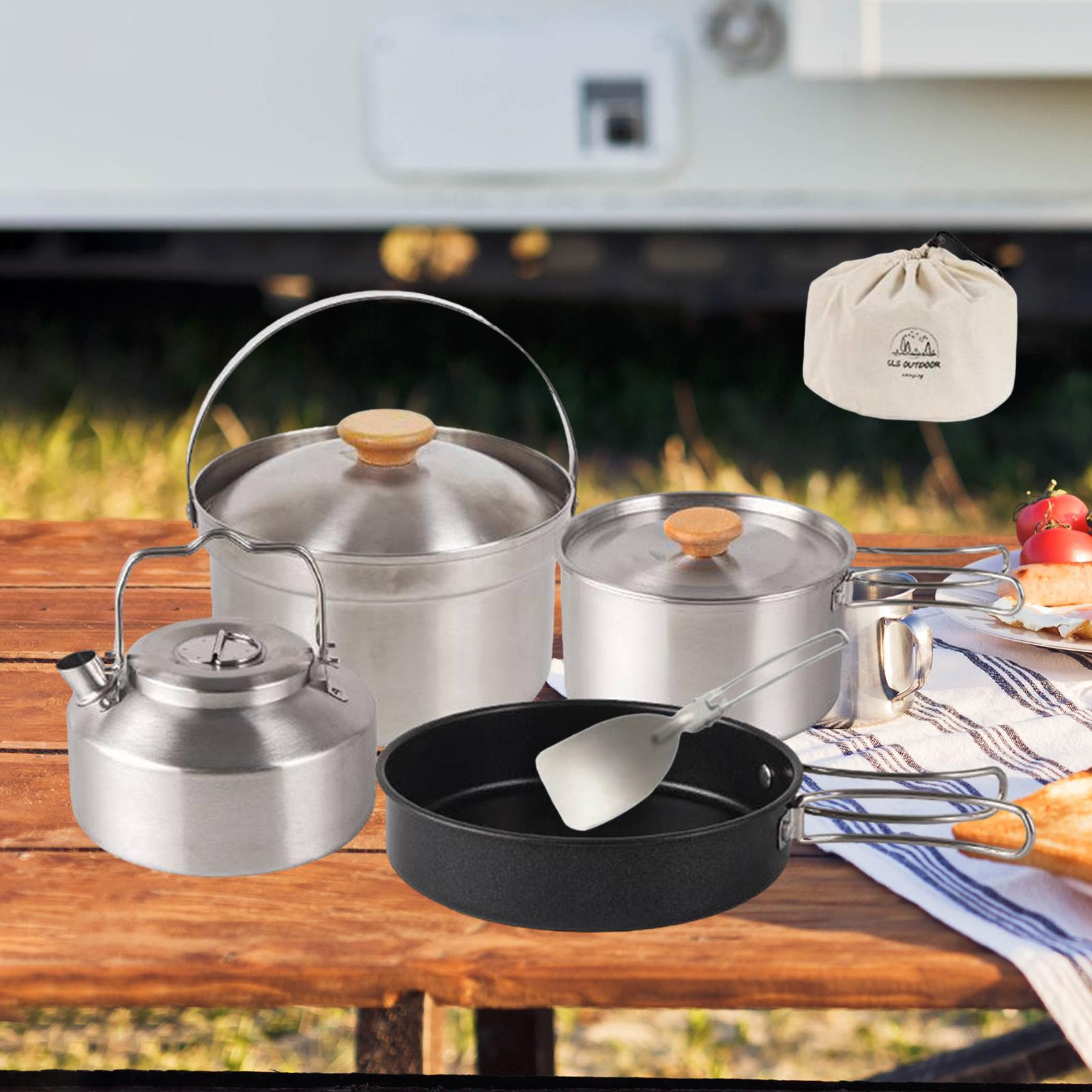 Camping-Kochgeschirr, Kochzube – Camping Cooking Set Non Stick Bewertung und Preis