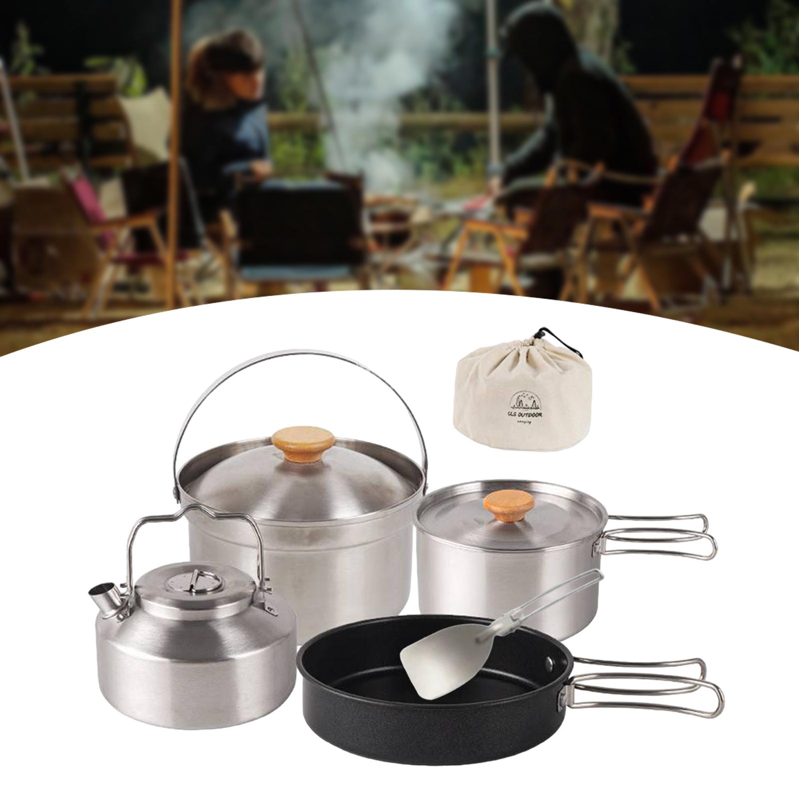 Camping-Kochgeschirr, Kochzube – Camping Cooking Set Non Stick Bewertung und Preis