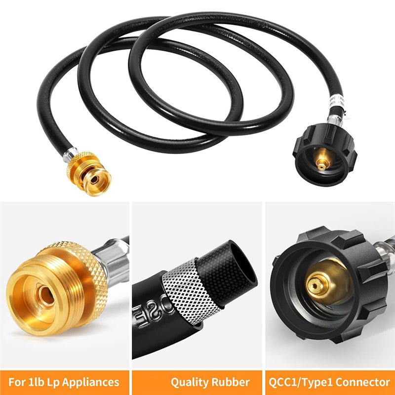 QCC-Adapterschlauch für Propan – Camping Cooking Propane Bewertung und Preis