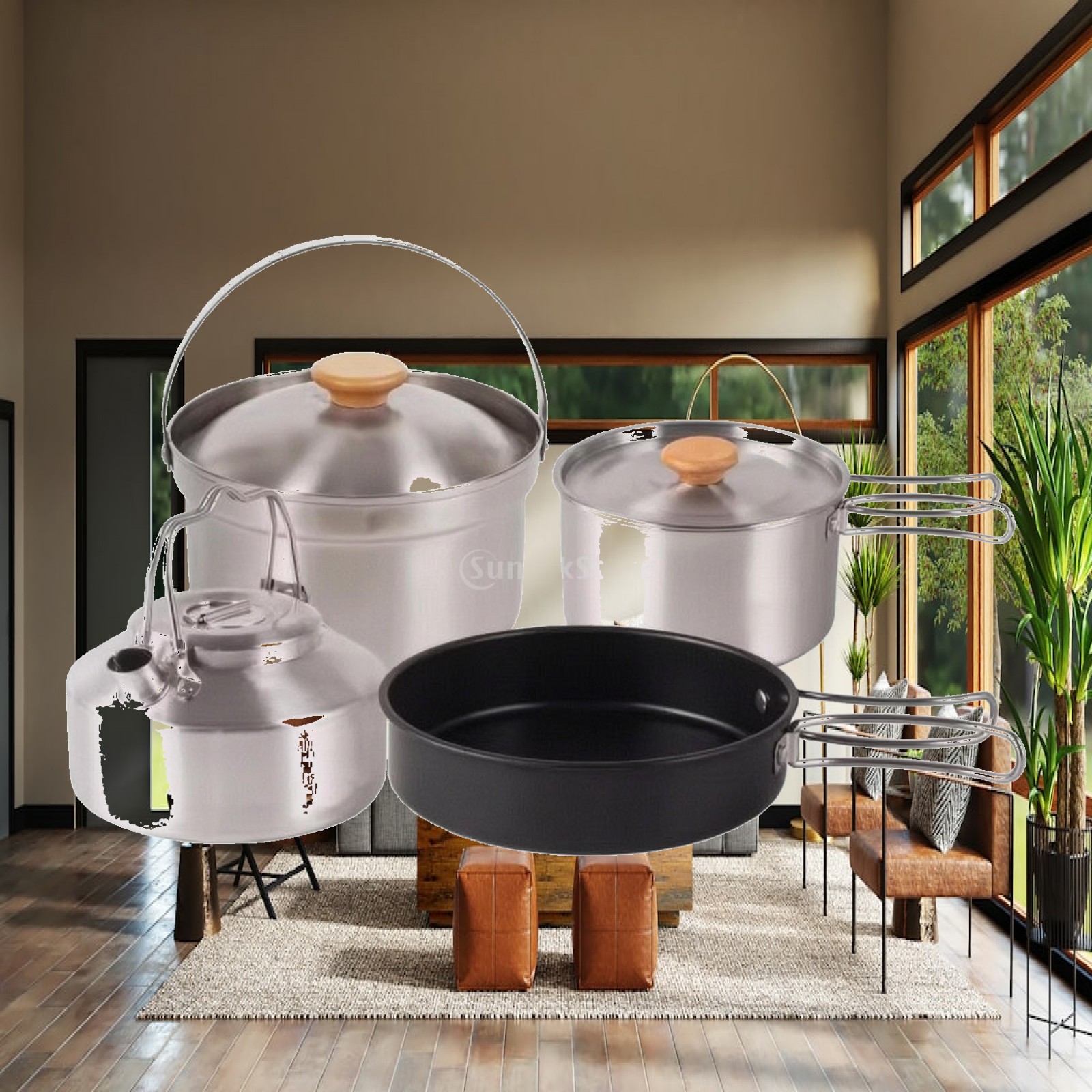 4-teiliges Camping-Kochset aus – Camping Cooking Set For 4 Bewertung und Preis
