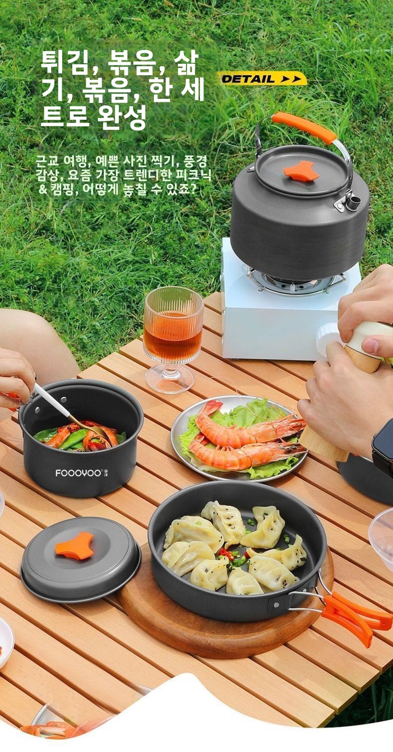 Outdoor-Camping-Kochgeschirr-S – Camping Cooking Set Non Stick Bewertung und Preis