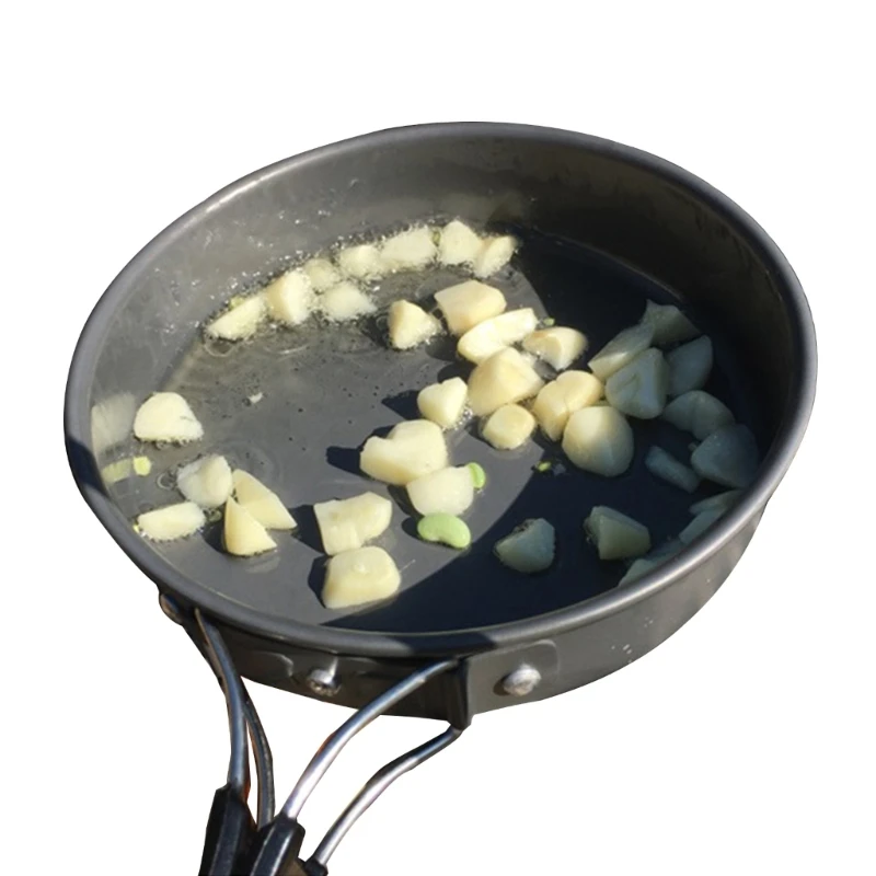 Tragbare Pfanne mit Aufbewahru – Camping Cooking Set Non Stick Bewertung und Preis