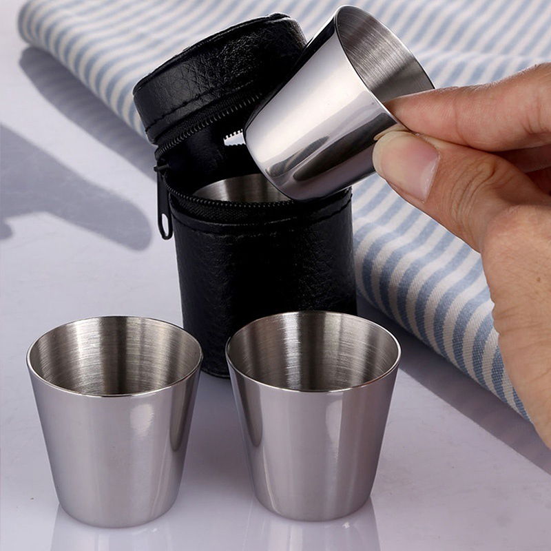 4/6Pcs Edelstahl Tassen Mini S – Camping Cooking Mug Bewertung und Preis