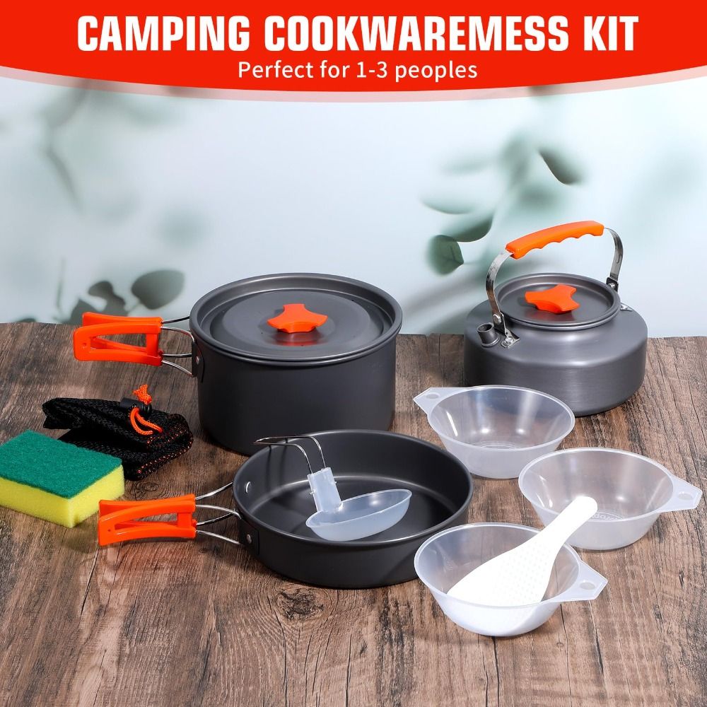 Aluminium Legierung Camping Ko – Camping Cooking Set Non Stick Bewertung und Preis