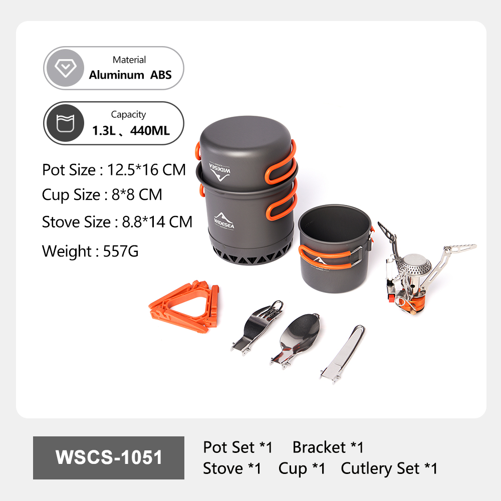 Widesea Tragbares Camping-Koch – Camping Cooking Set For 4 Bewertung und Preis