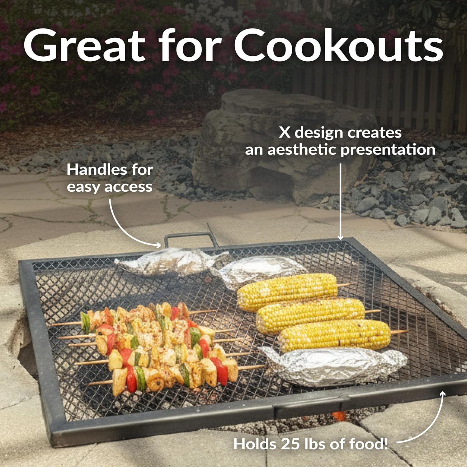 40 Zoll quadratischer, robuste – Camping Cooking Bbq Bewertung und Preis
