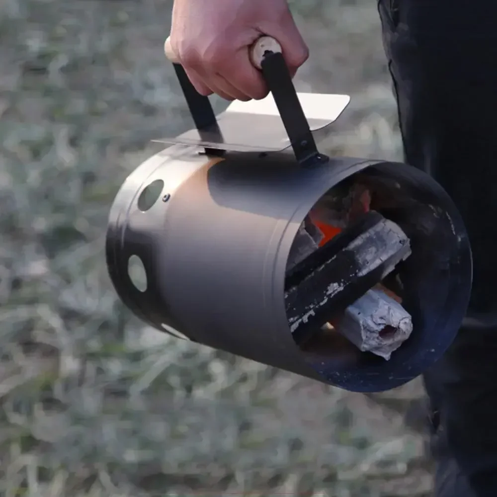 Holzkohle-Anzündkorb, Tragbare – Charcoal Chimney Starter Bewertung und Preis