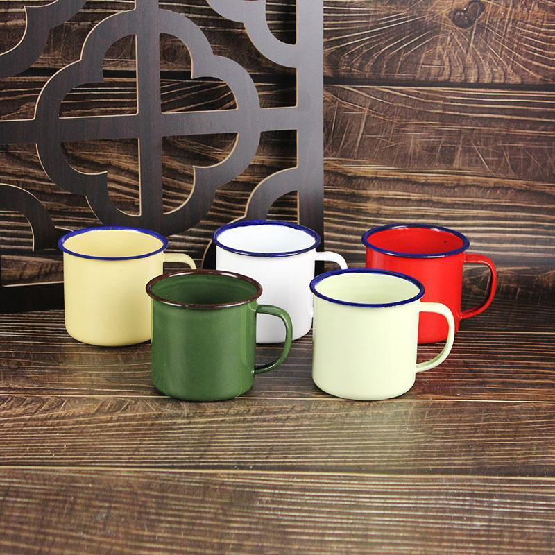 Emaille-Trinkbecher in verschi – Camping Cooking Mug Bewertung und Preis
