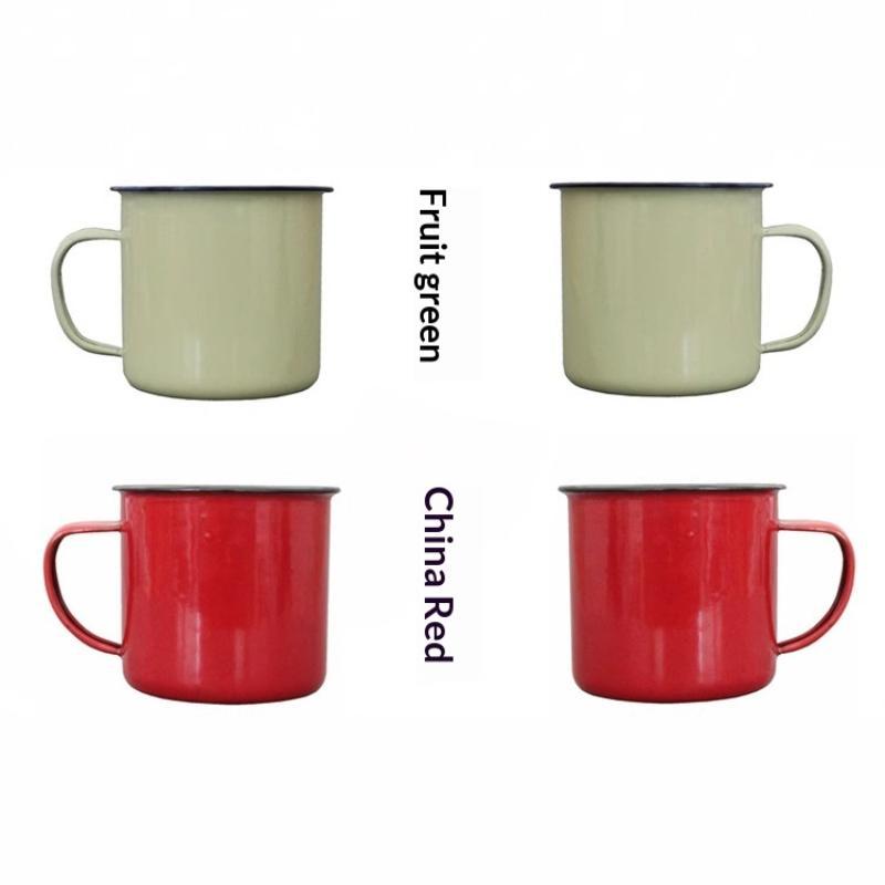 Emaille-Trinkbecher in verschi – Camping Cooking Mug Bewertung und Preis