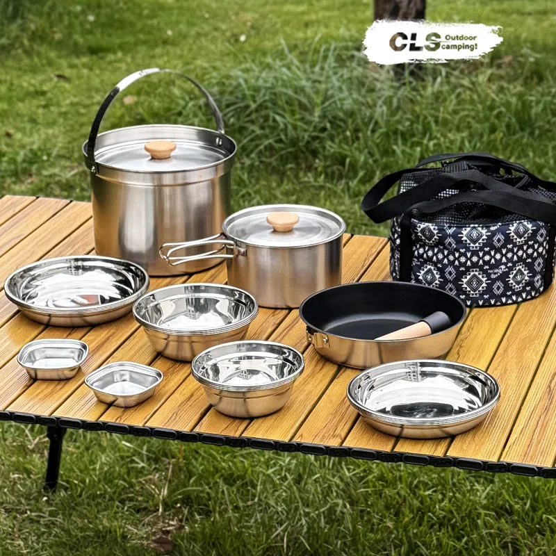 CLS&NOBANA Newset Outdoor Camp – Camping Cooking Set For 4 Bewertung und Preis