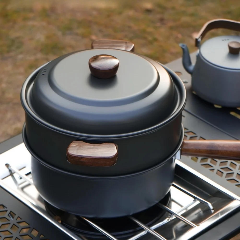 3L Camping Kochtopf Set Alumin – Camping Cooking Pot With Lid Bewertung und Preis