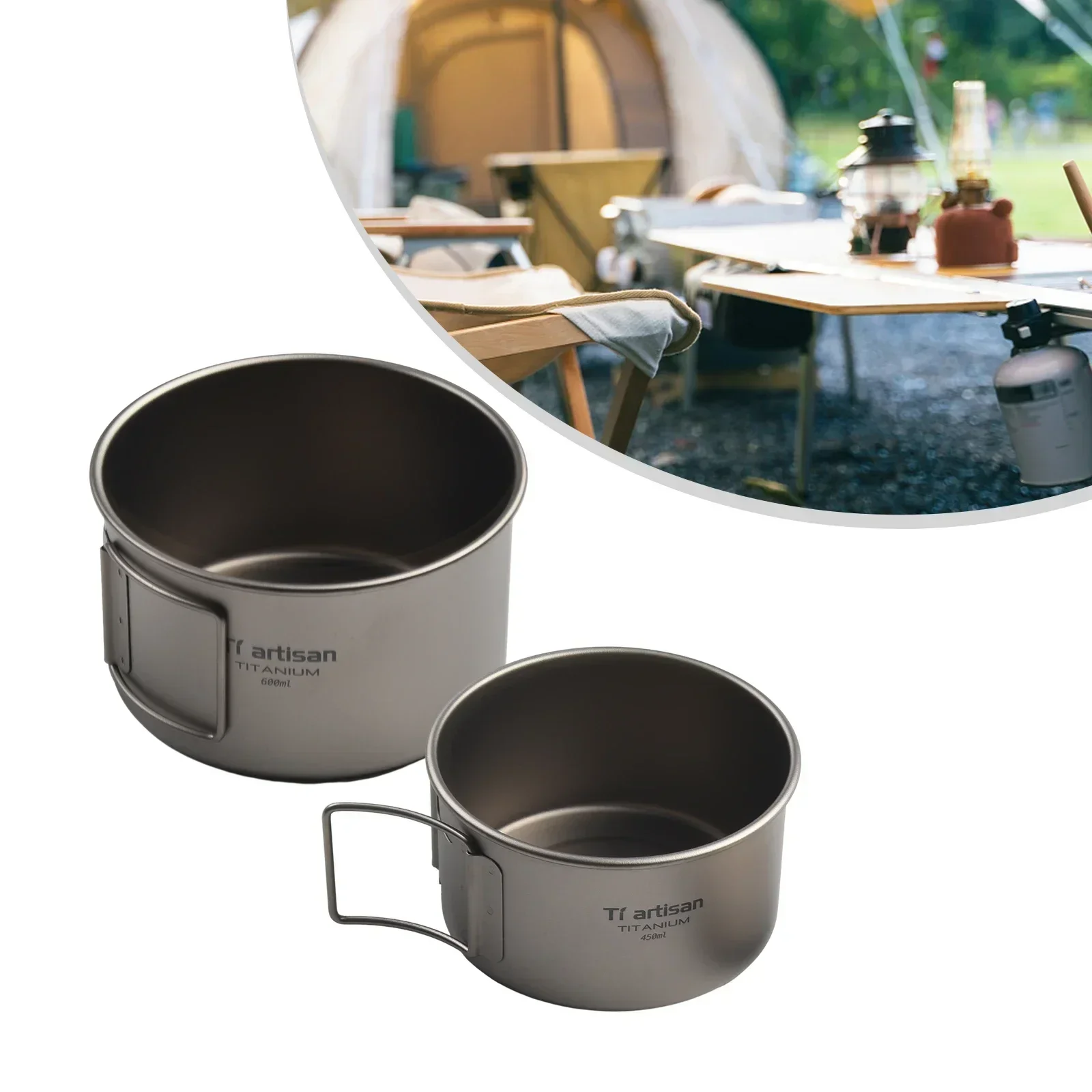 Titans chale mit Klapp griff C – Camping Cooking Pot With Lid Bewertung und Preis