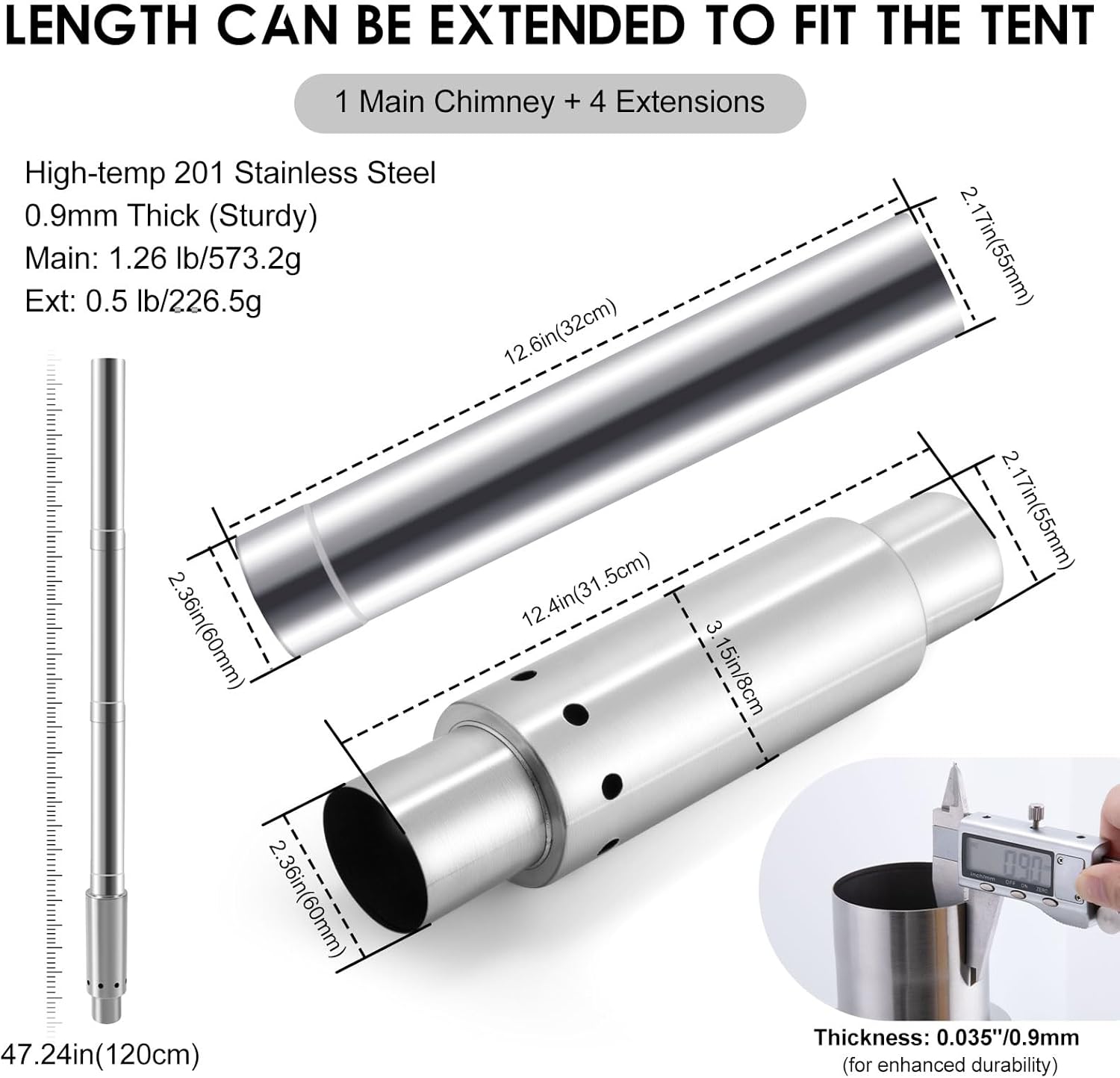 CHANGE MOORE Edelstahl-Zeltkoc – Charcoal Chimney Starter Bewertung und Preis
