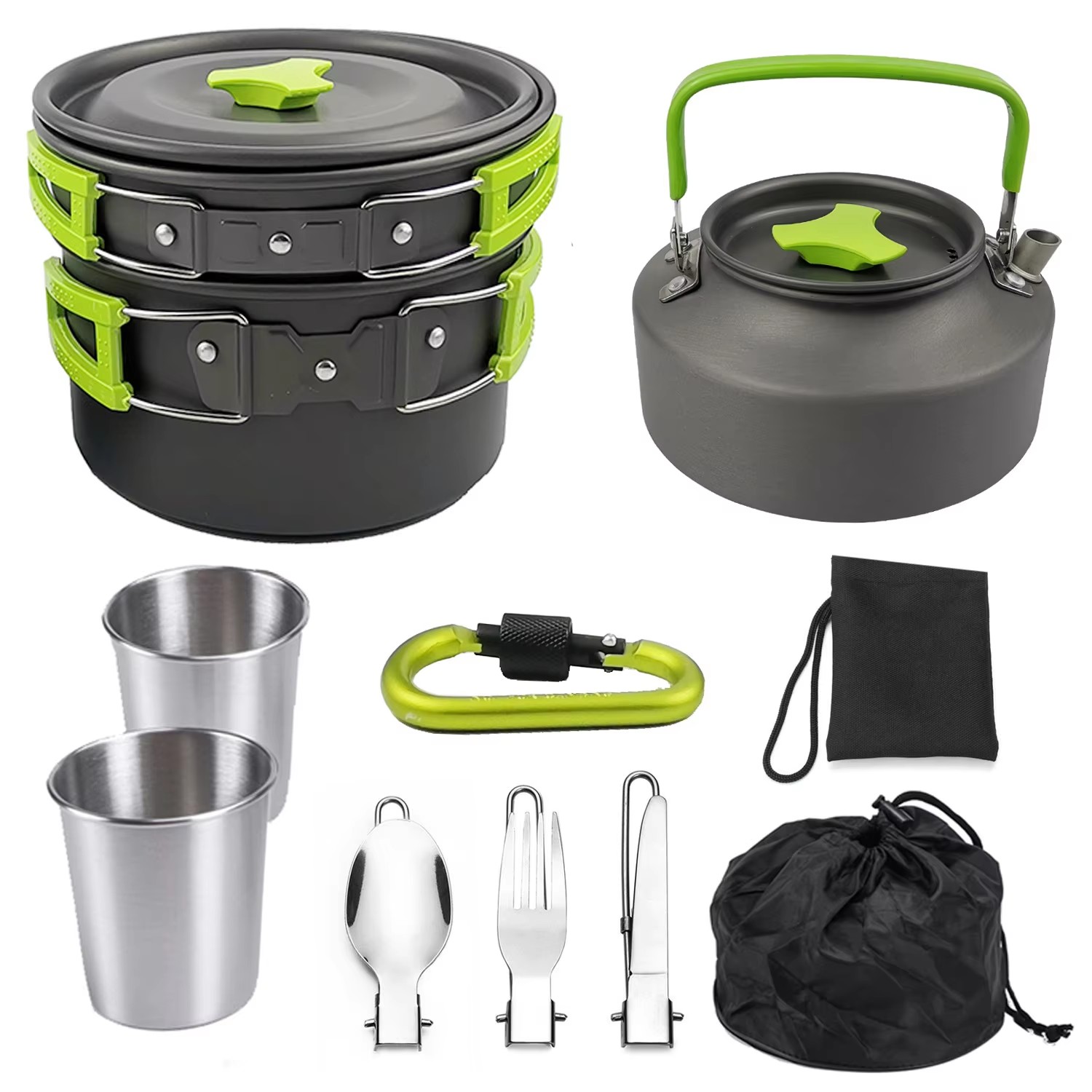 Camping-Kochset Camping-Kochge – Camping Cooking Set Non Stick Bewertung und Preis