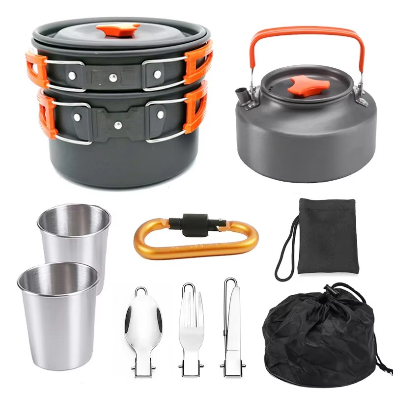 Camping-Kochset Camping-Kochge – Camping Cooking Set Non Stick Bewertung und Preis
