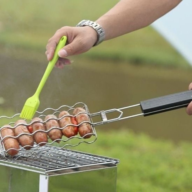 Tragbarer Camping-BBQ-Grill, k – Camping Cooking Bbq Bewertung und Preis
