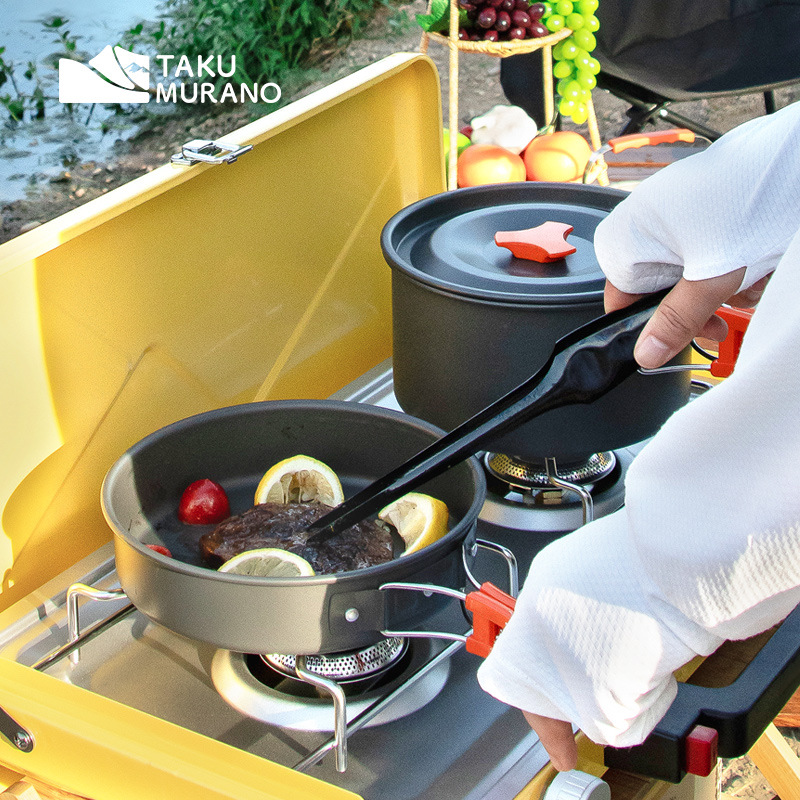 Camping-Kochgeschirr-Set Outdo – Camping Cooking Set For 4 Bewertung und Preis