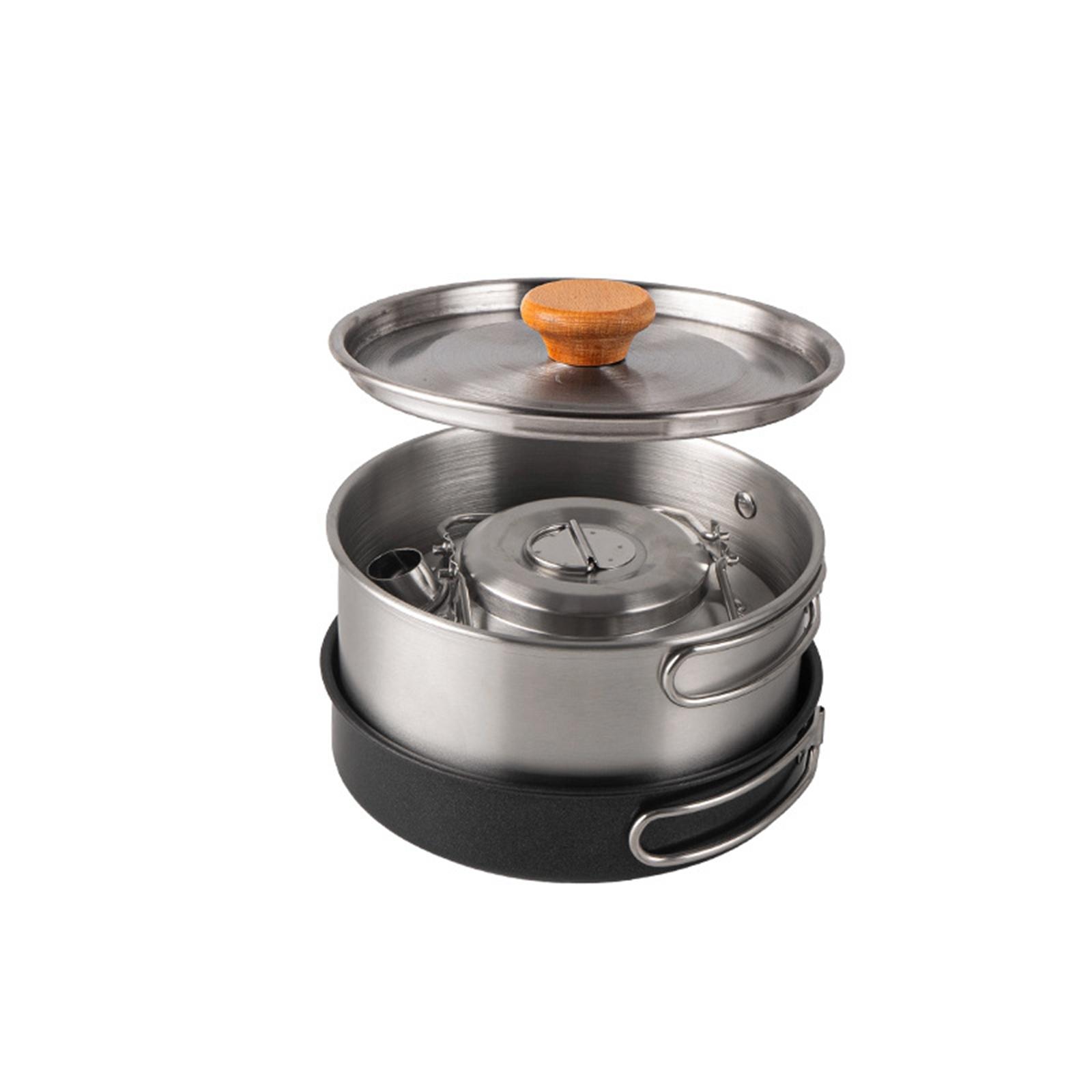 Camping-Kochgeschirr-Set mit A – Camping Cooking Set Non Stick Bewertung und Preis