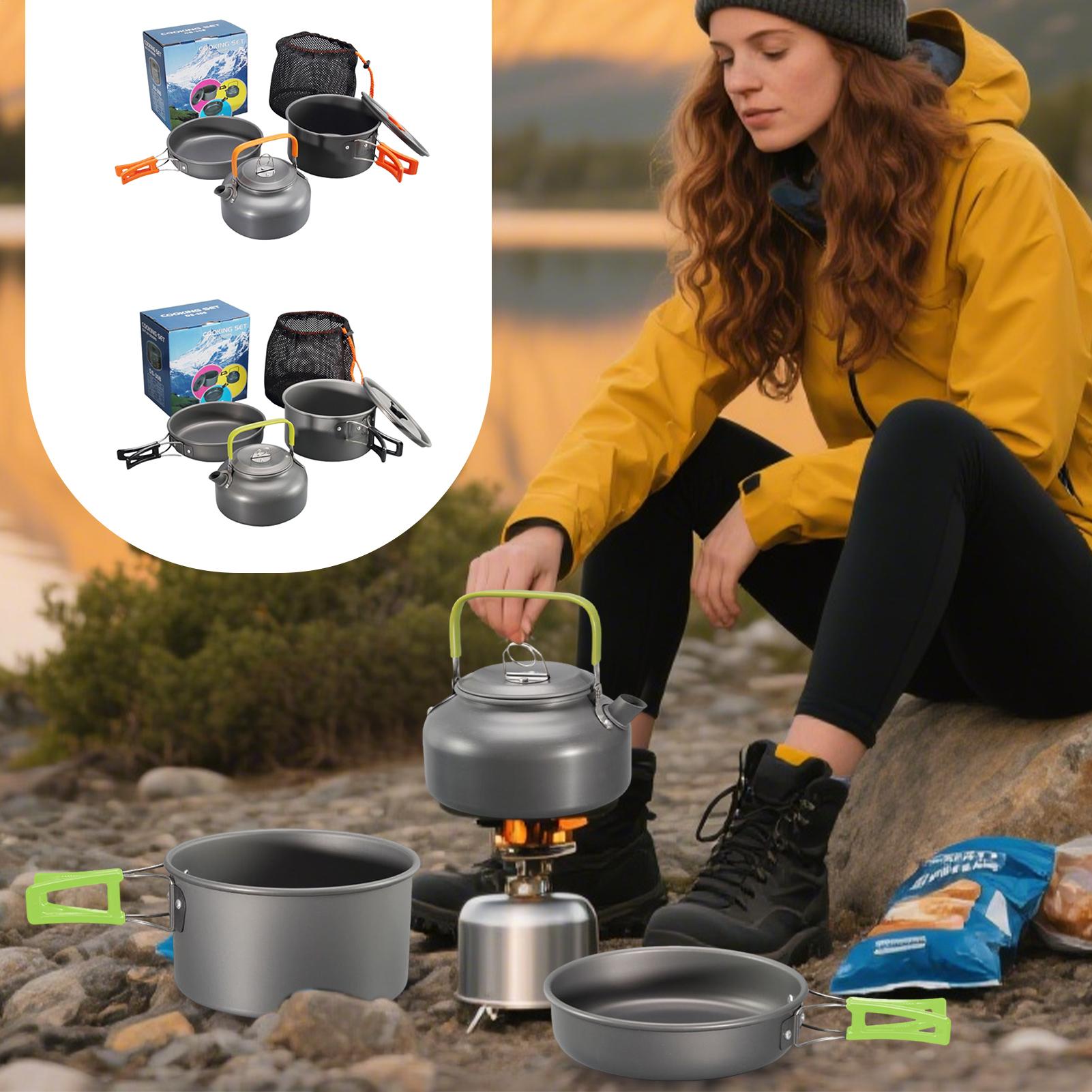 Camping Kochgeschirr Camping K – Camping Cooking Set Non Stick Bewertung und Preis