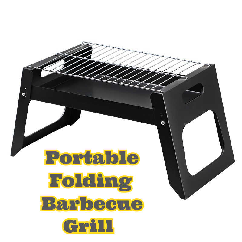 Tragbarer Holzkohle-BBQ-Grill, – Camping Cooking Bbq Bewertung und Preis