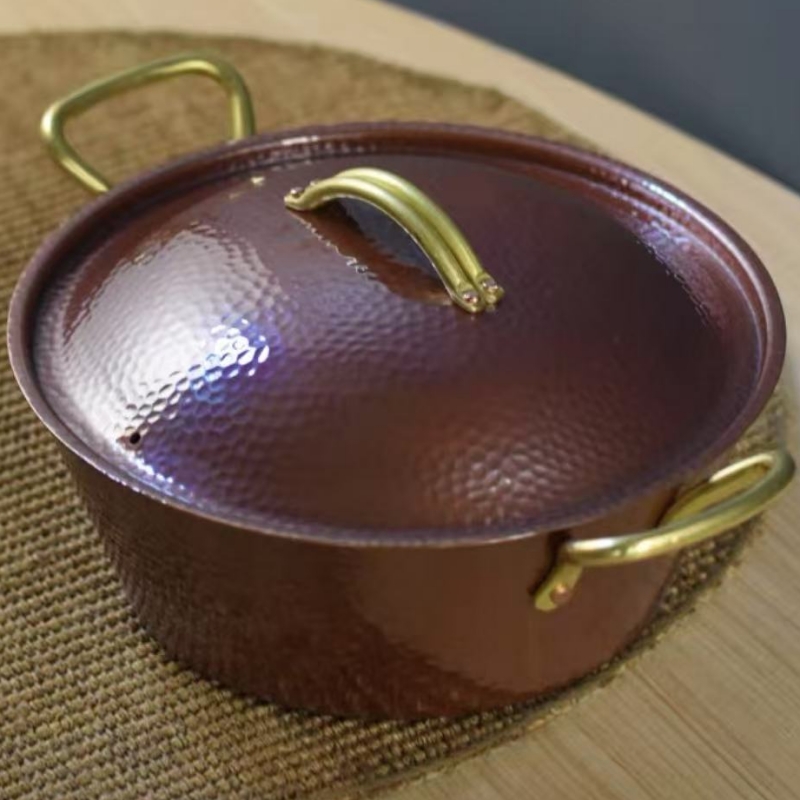 Handgefertigter Vintage-Kupfer – Camping Cooking Pot With Lid Bewertung und Preis